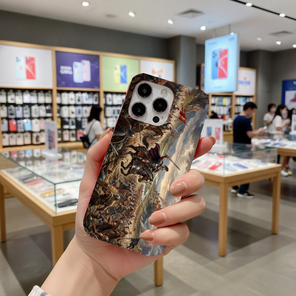 Epic Battle Scene iPhone 16 Pro Case