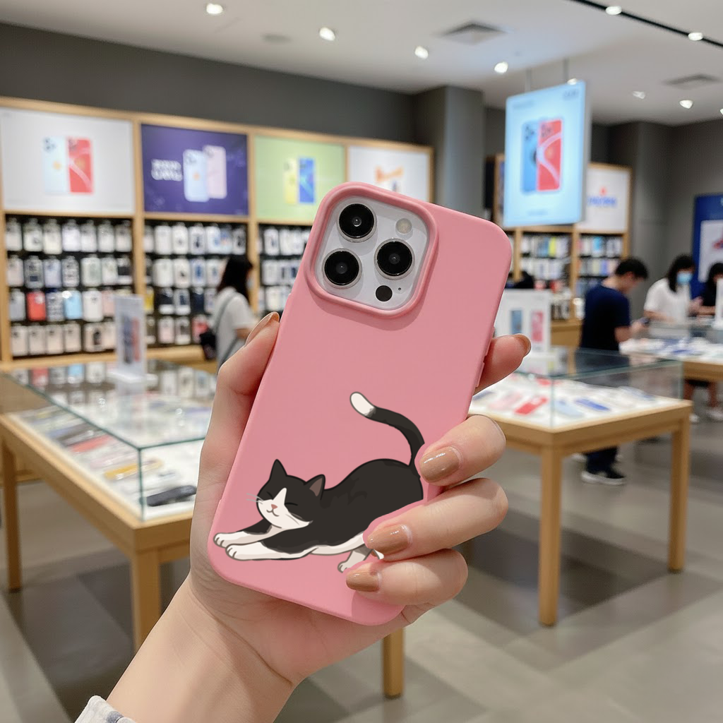 Stretching Tuxedo Cat iPhone 16 Pro Case