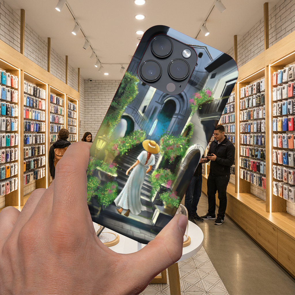 Zamanda Yolculuk Çiçekli Sokakların Hikayesi iPhone 16 Pro Kılıfı
