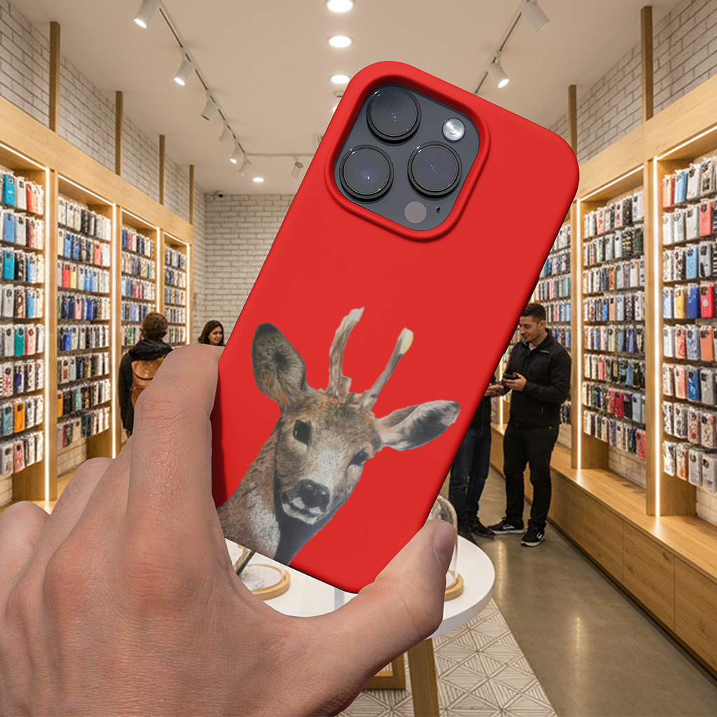 Deer colored pencil sketch iPhone 16 Pro Case