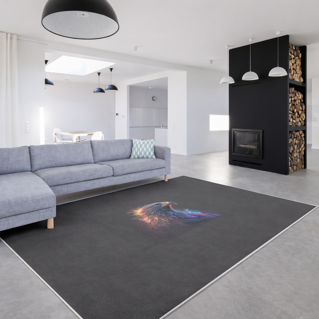 Eagle image A symbol of strength and freedom. Living room carpet
