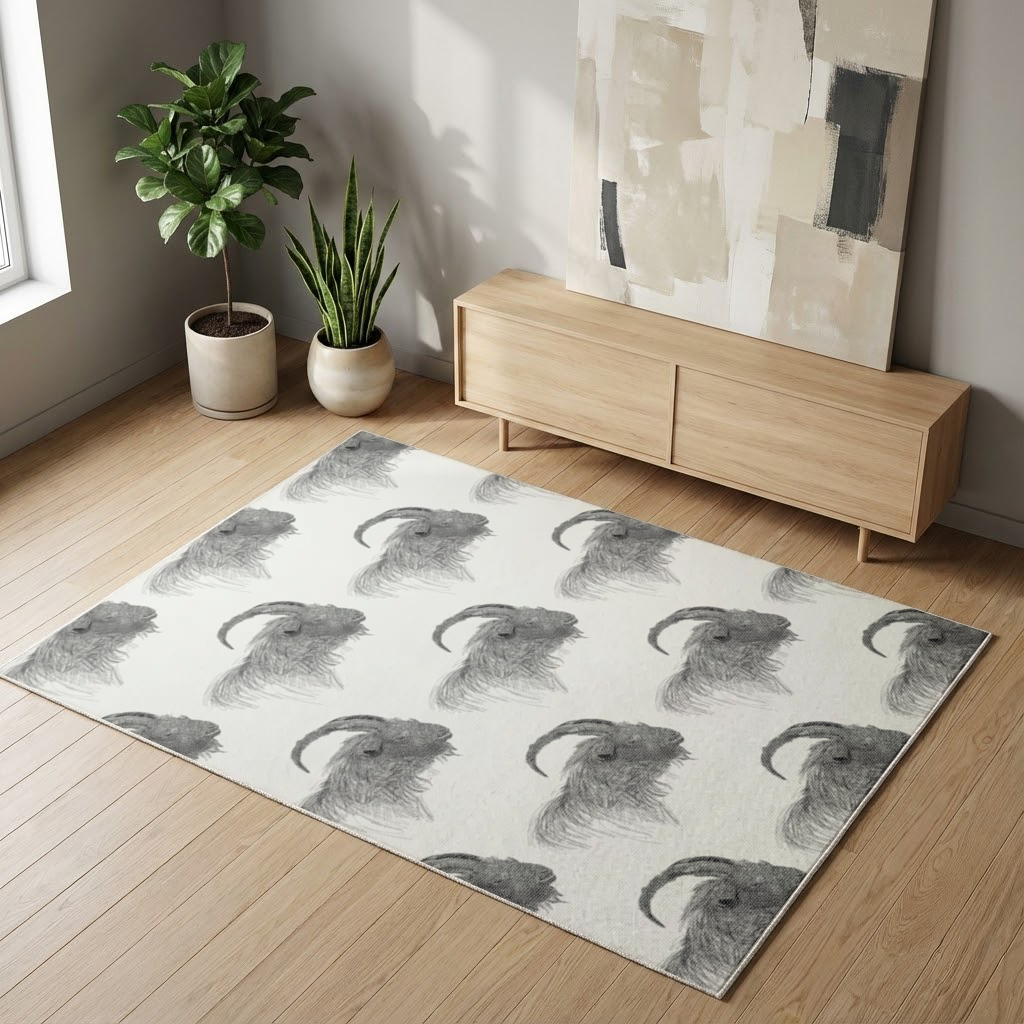Goat Living room carpet