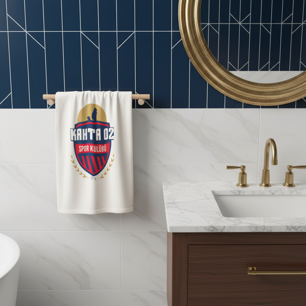 Kahta 02 Spor Kulübü Crest Hand Towel