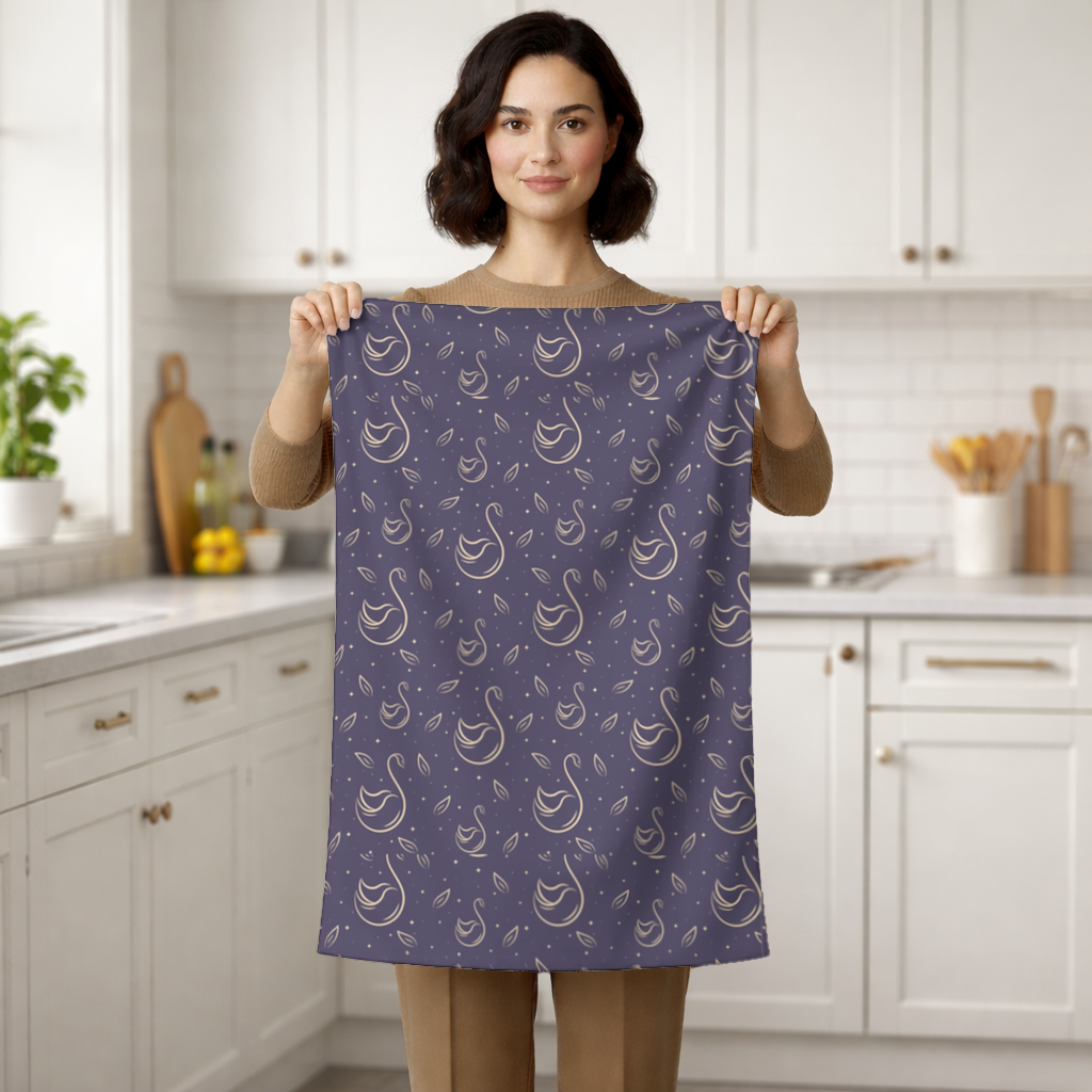 kuğu pattern deseni Hand Towel