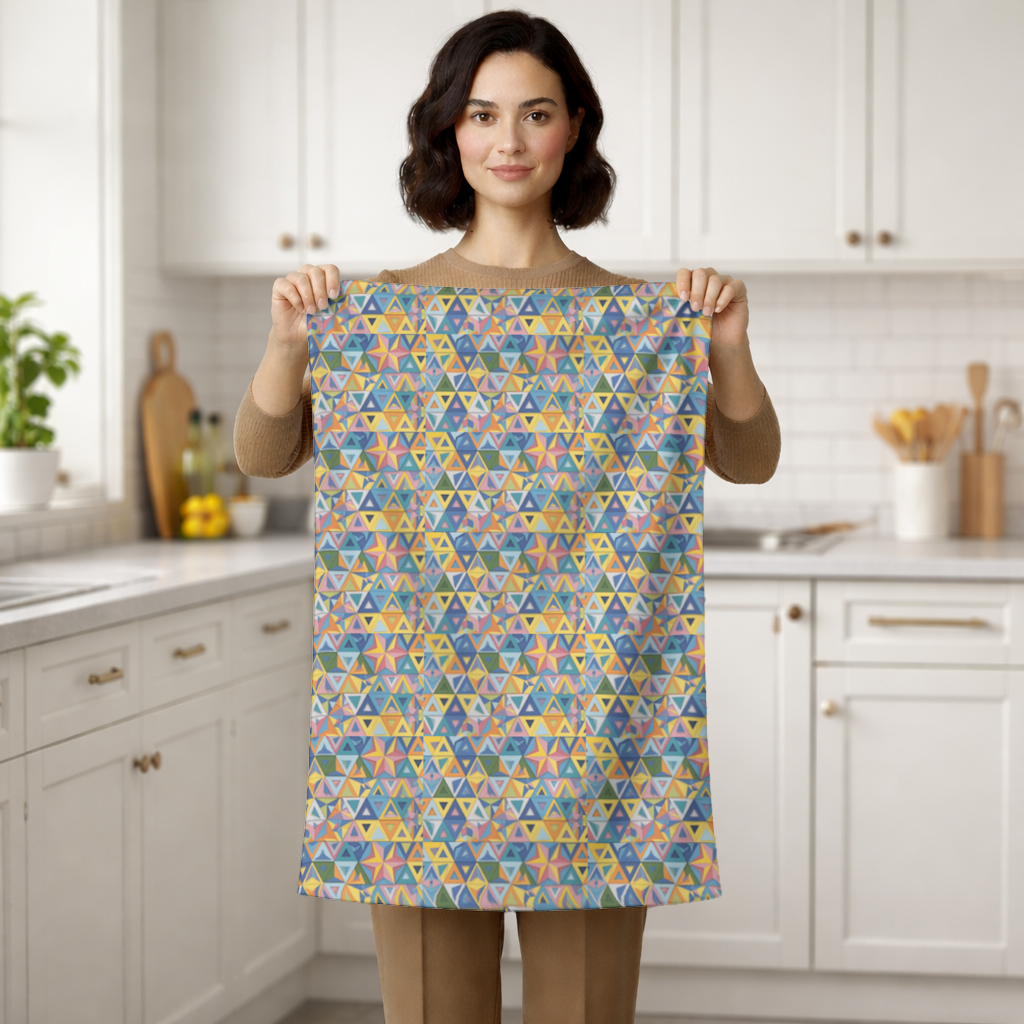 Rainbow triangle pattern Hand Towel
