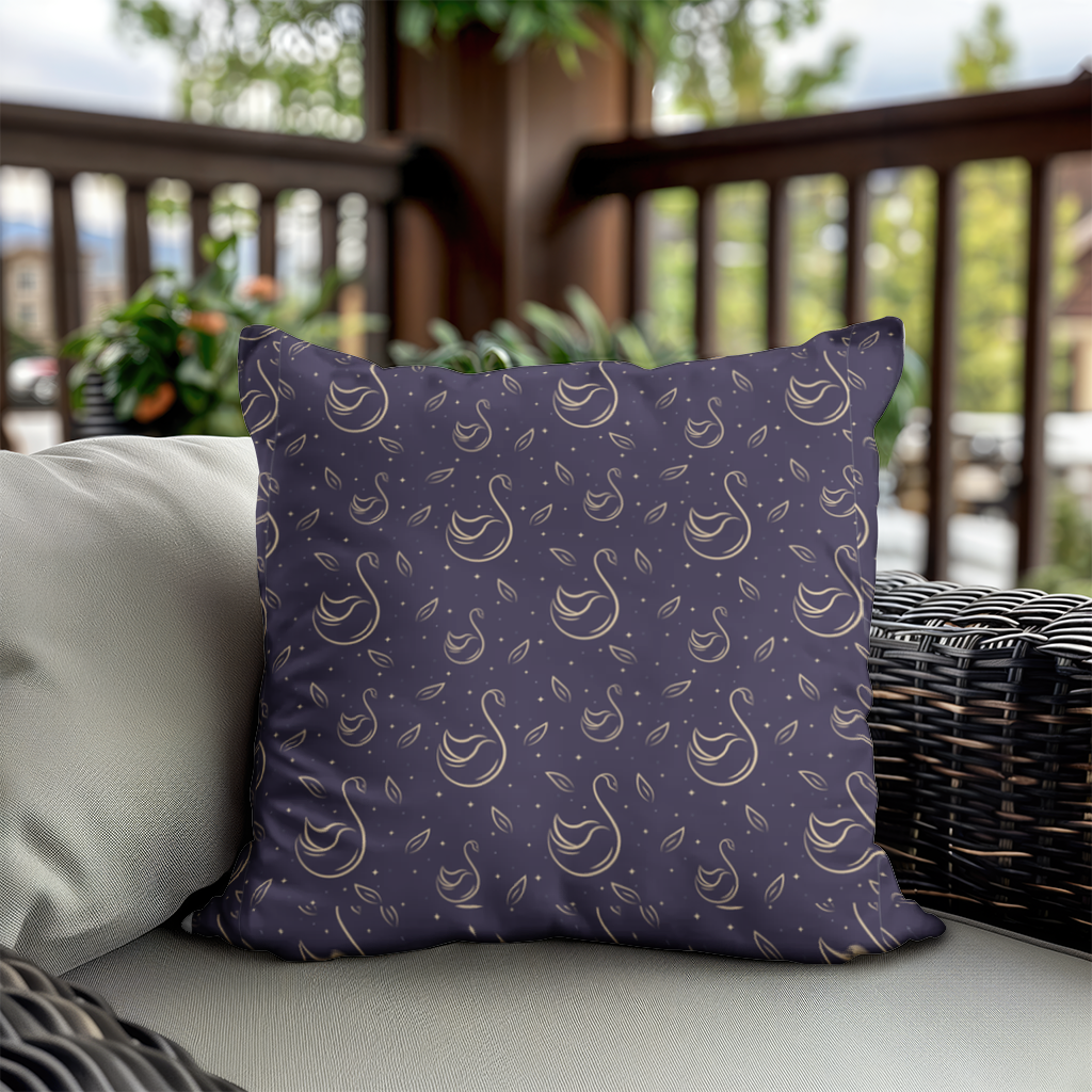 kuğu pattern deseni Decorative pillow cover
