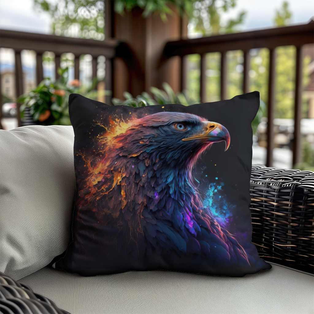 Eagle image A symbol of strength and freedom. Decorative pillow cover