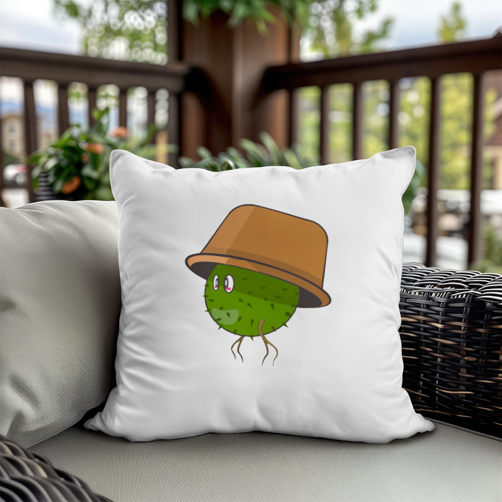 fakemon cactuse character-plant monster cactuse Decorative pillow cover