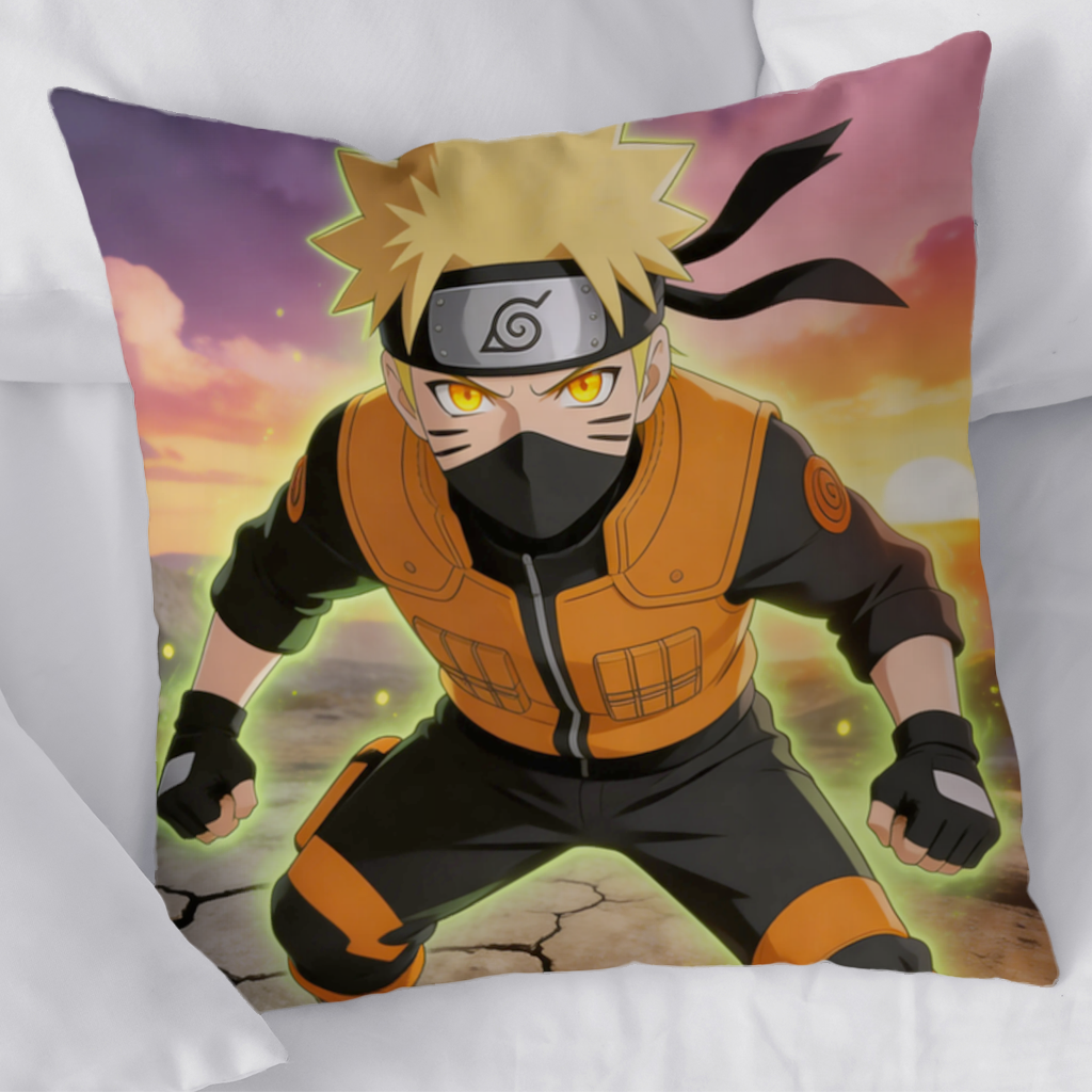 Naruto Bilge Mod Güç Uyanışı Dekoratif Kırlent Kılıfı