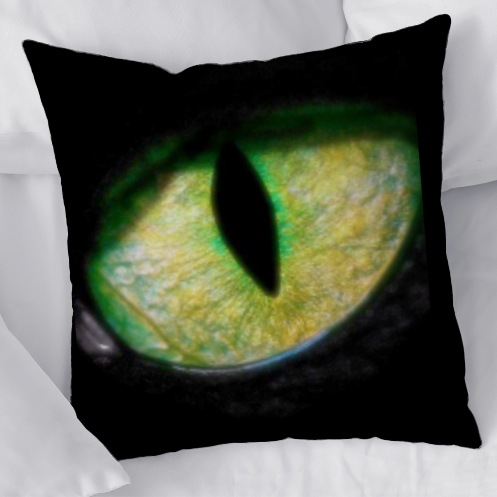 Phanter eye. Decorative pillow cover