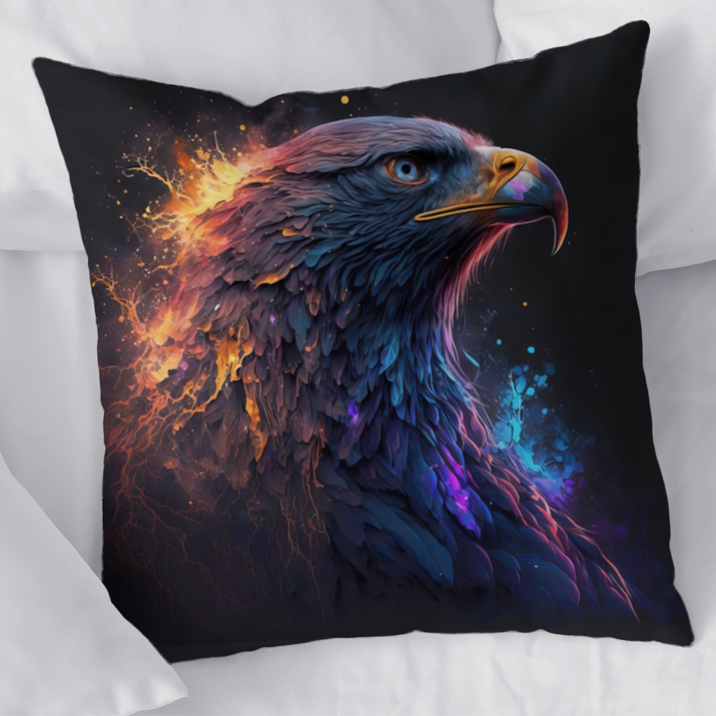 Eagle image A symbol of strength and freedom. Decorative pillow cover