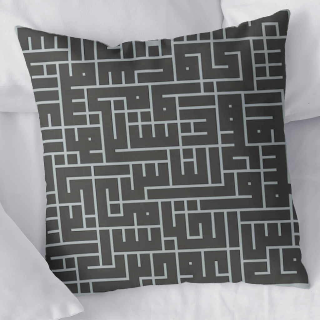 calligraphy Decorative pillow cover