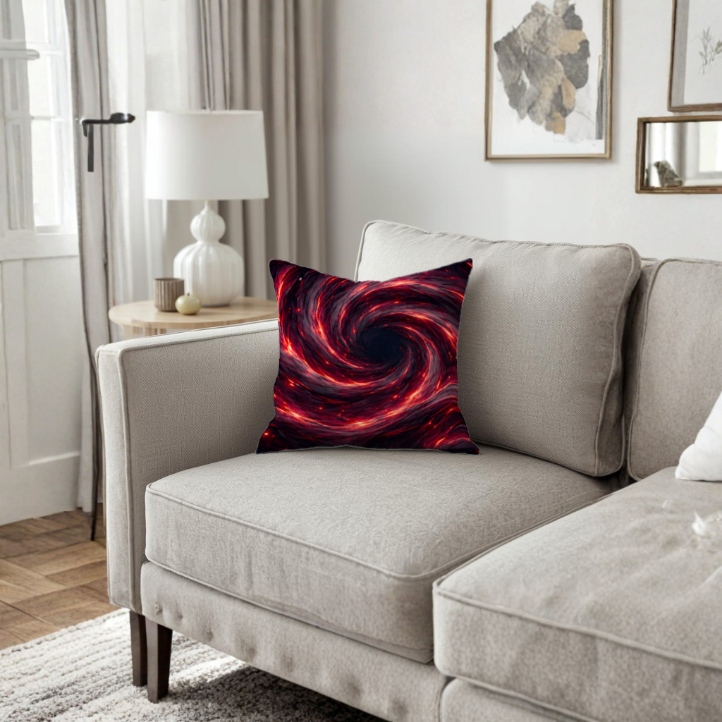 Uchiha Brothers Eternal Black Flames of Amaterasu Decorative pillow cover