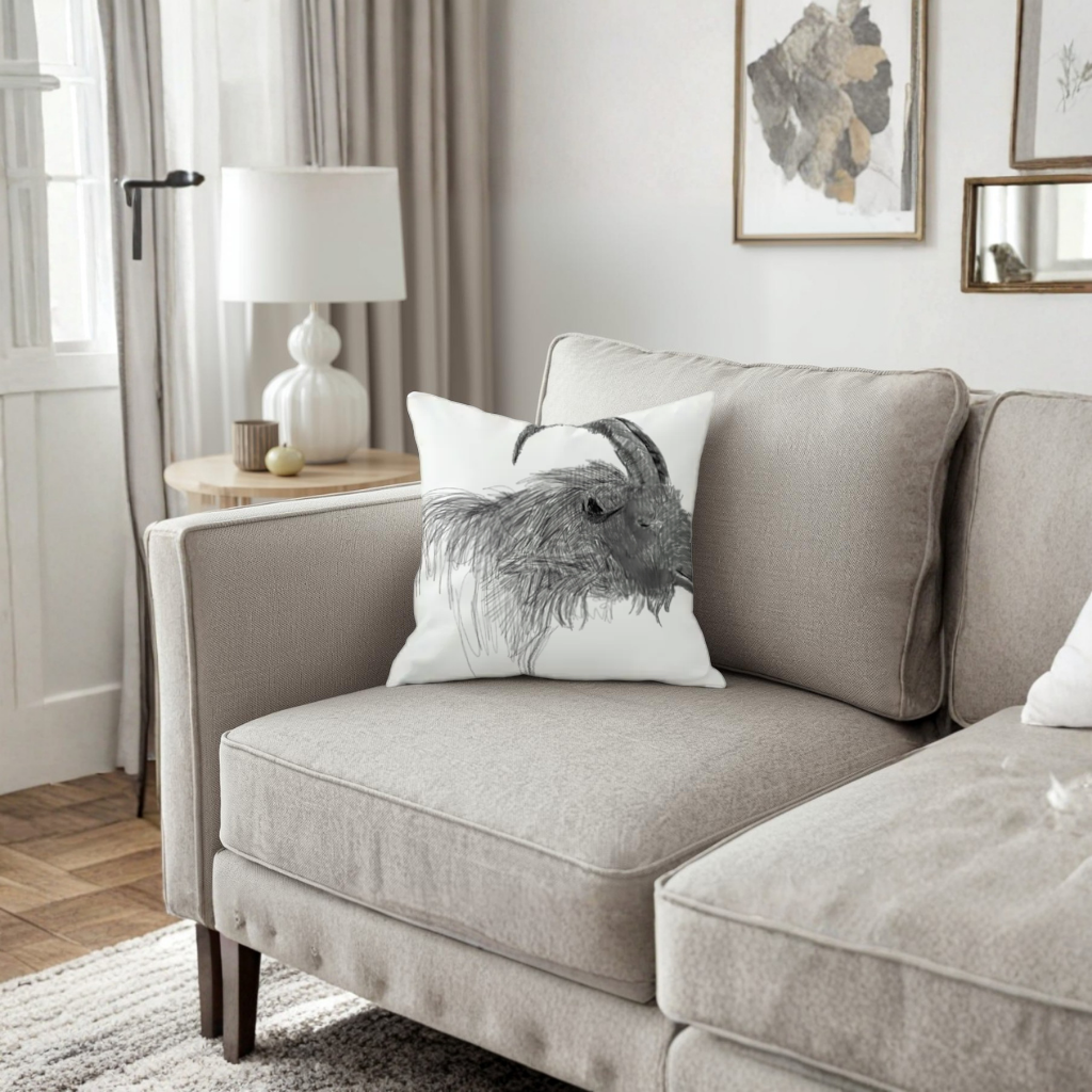 Goat Decorative pillow cover