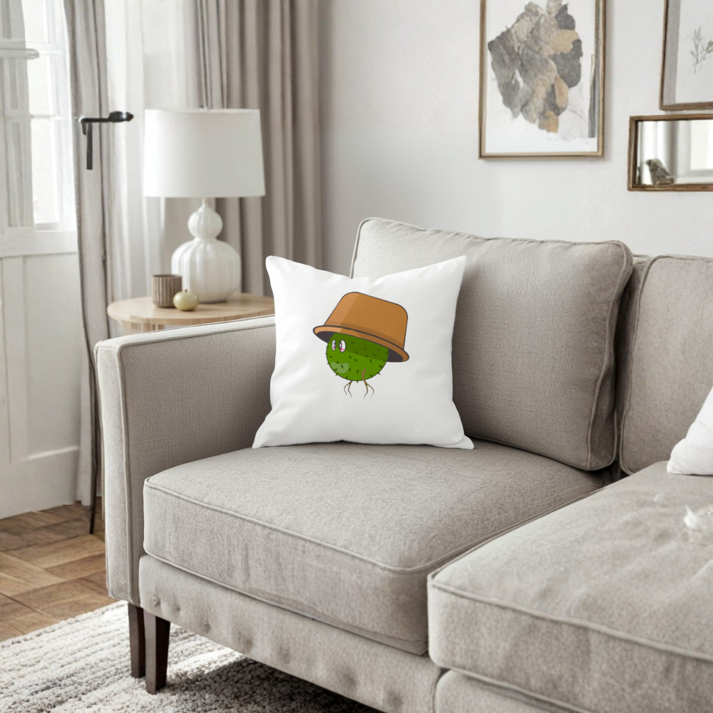 fakemon cactuse character-plant monster cactuse Decorative pillow cover