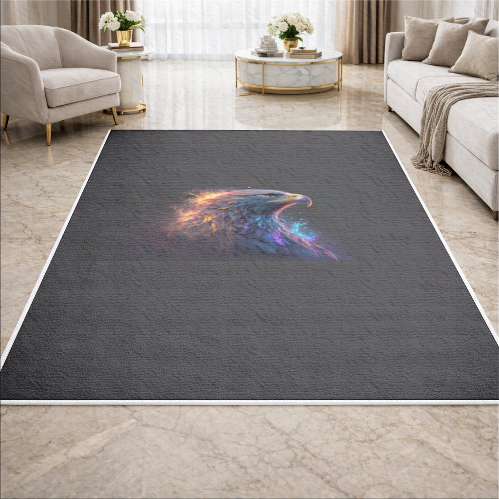 Eagle image A symbol of strength and freedom. Living room carpet
