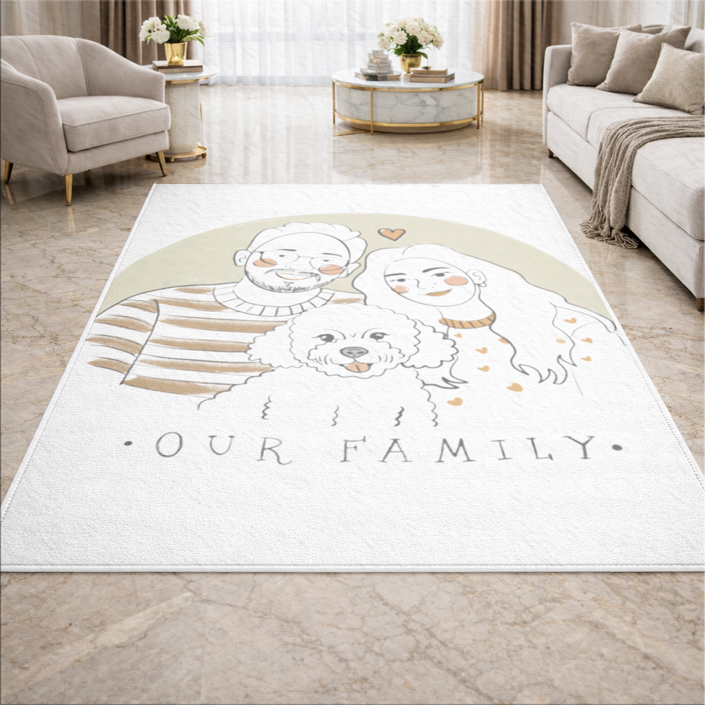 Our Family Living room carpet