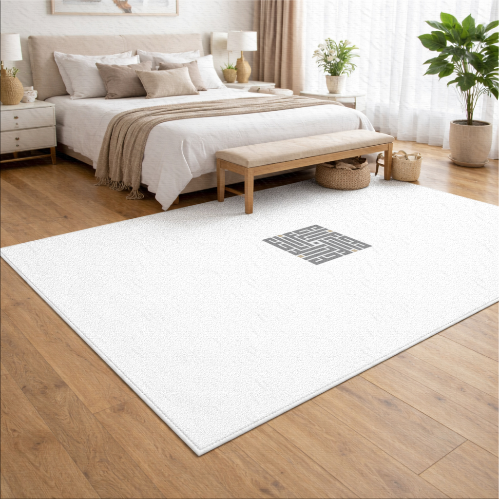Kufi yazı- Elif Living room carpet