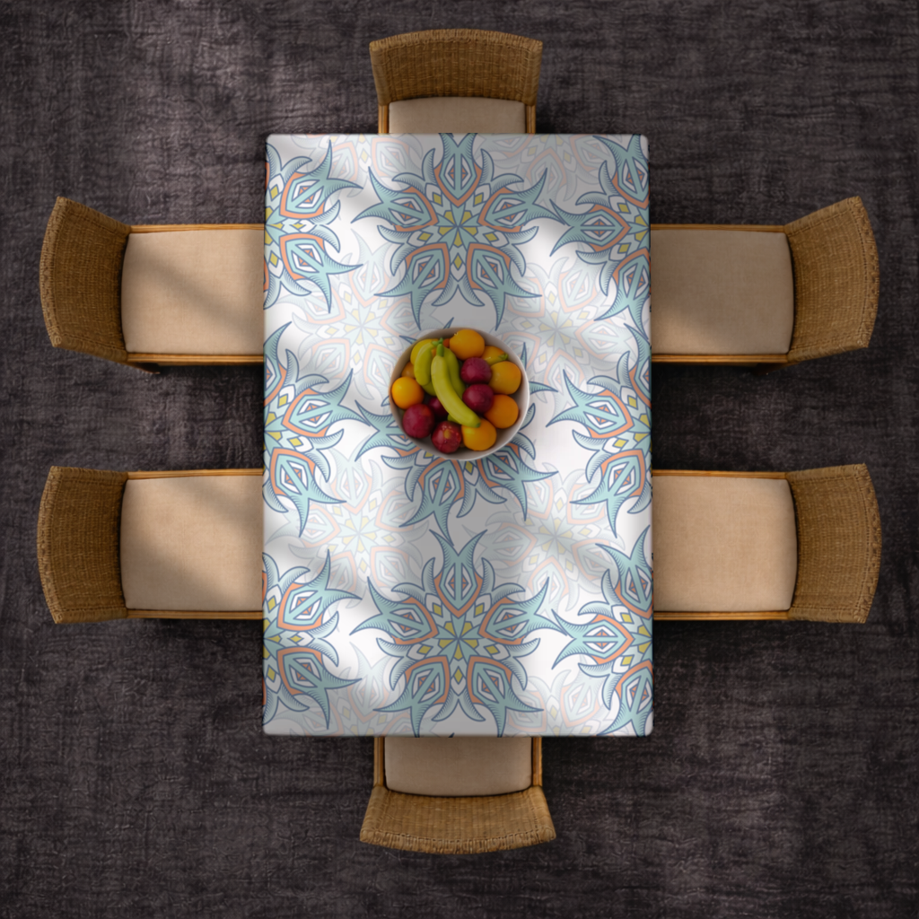 An abstract visual Rectangular Tablecloth