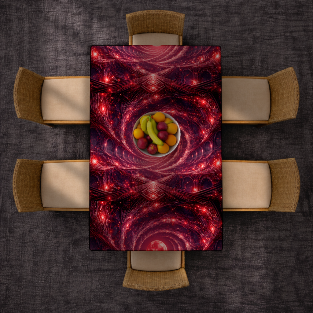 Itachi Uchiha Master of Eternal Tsukuyomi Time Rectangular Tablecloth