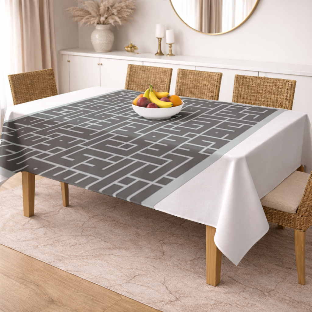 calligraphy Rectangular Tablecloth