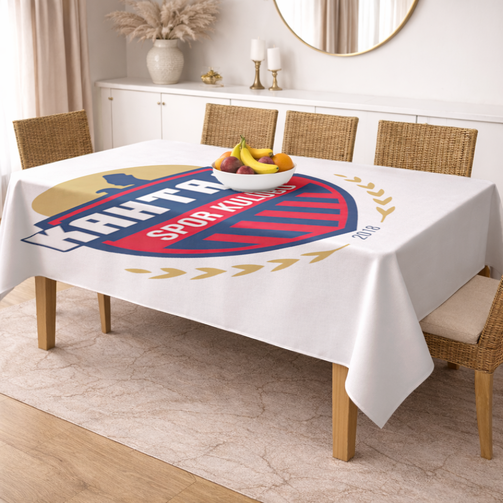 Kahta 02 Spor Kulübü Crest Rectangular Tablecloth