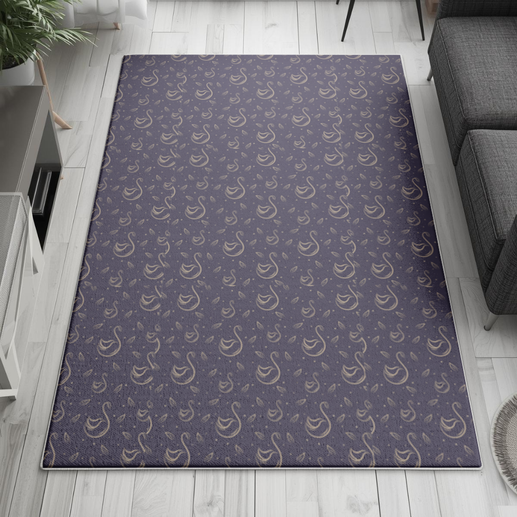 kuğu pattern deseni Living room carpet