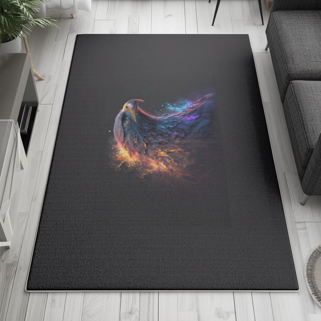 Eagle image A symbol of strength and freedom. Living room carpet