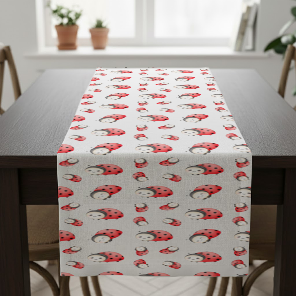 Cute Kawaii Ladybug Pattern Runner
