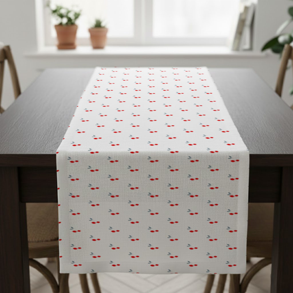 Minimal Cherry Repeat Pattern Background Runner