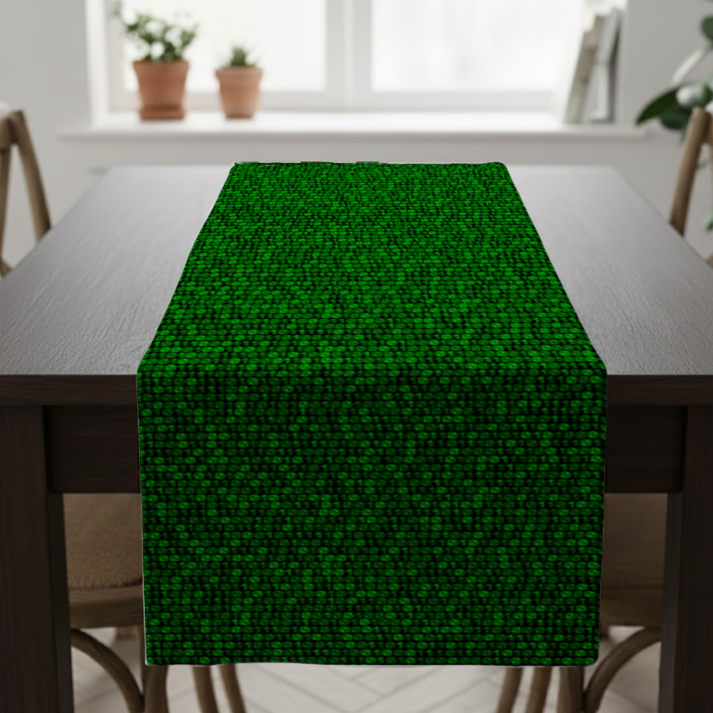 Matrix Style Digital Binary Code Background Runner