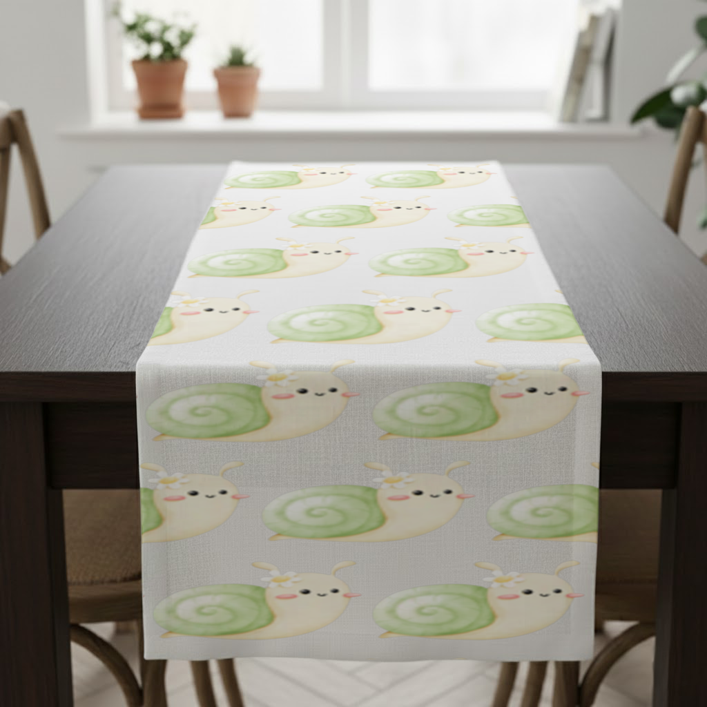 Cute Snail Illustration Runner