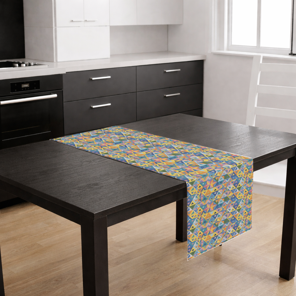 Rainbow triangle pattern Runner