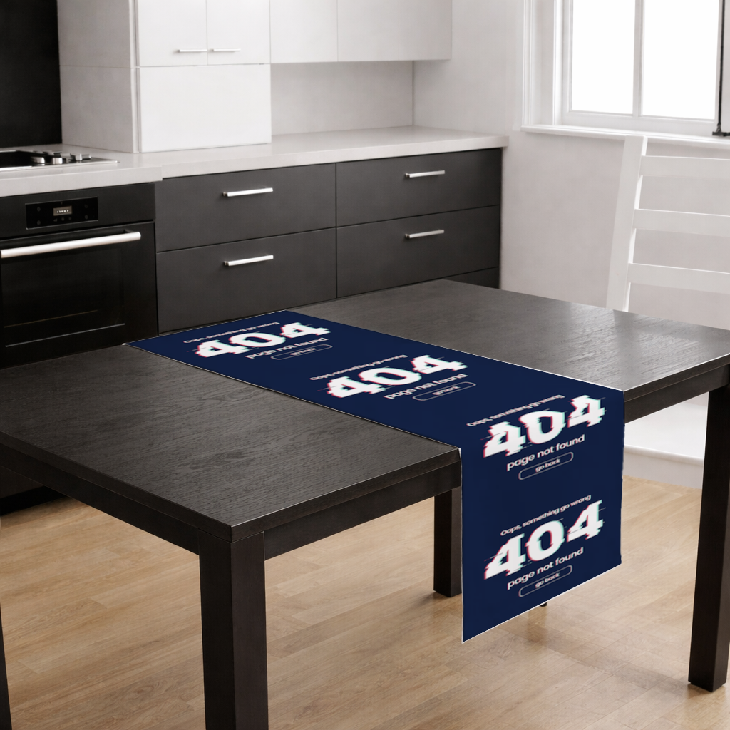 404 Error Glitch Design Runner