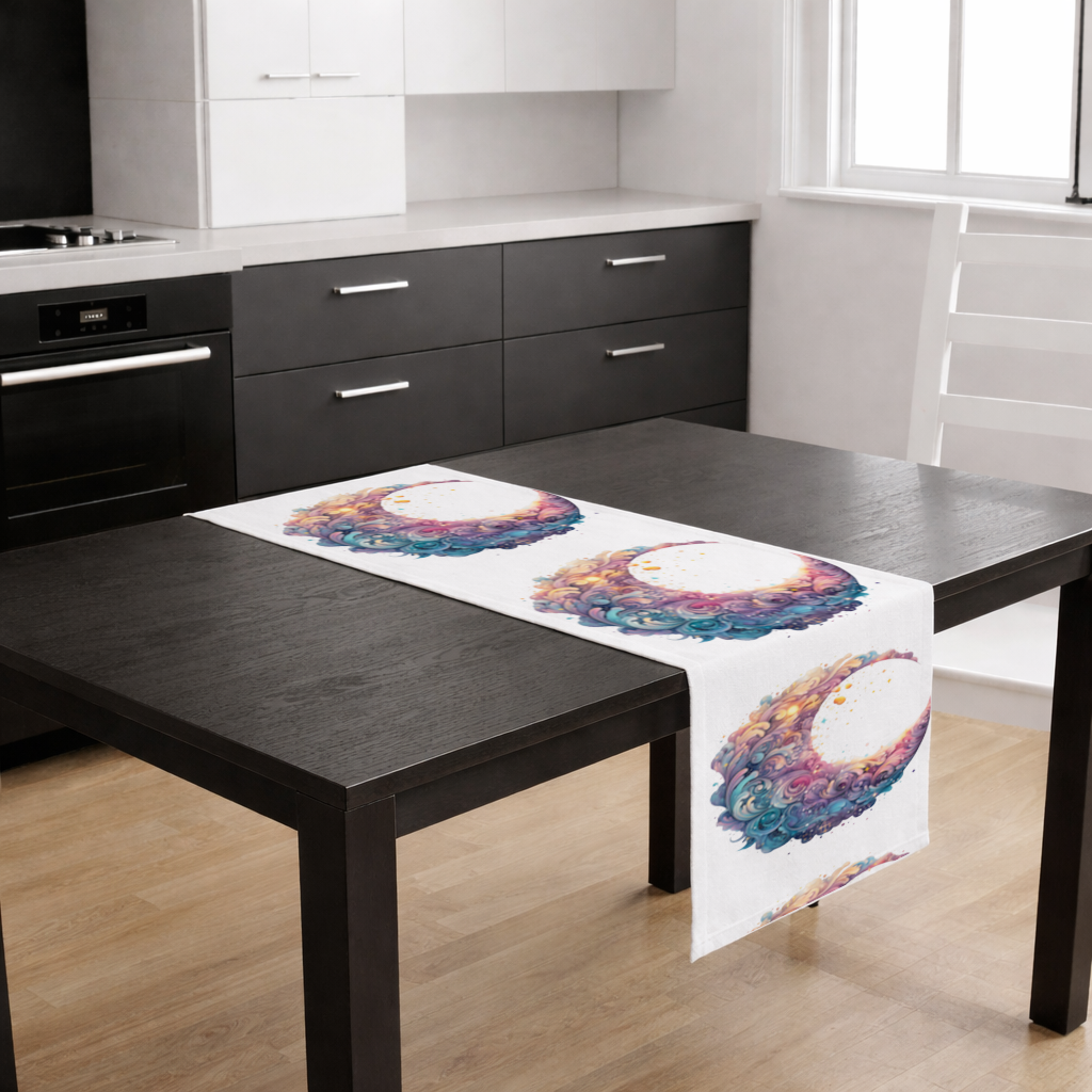 Colorful Swirled Celestial Moon Runner