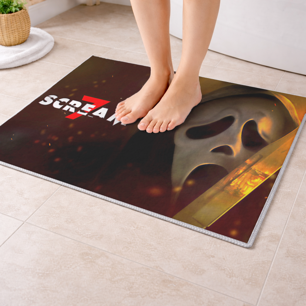 Horror Movie Ghost Fan Art Bath Mat