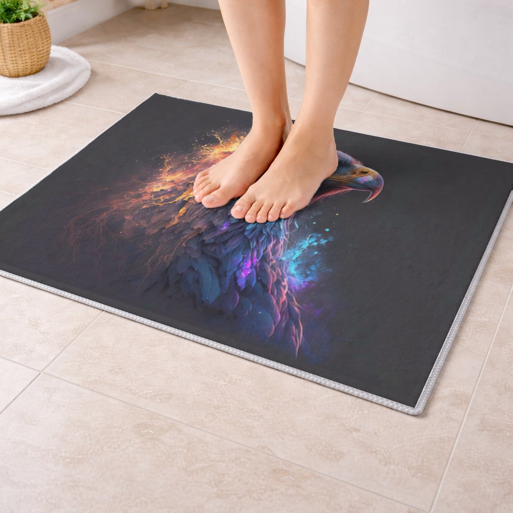 Eagle image A symbol of strength and freedom. Bath Mat