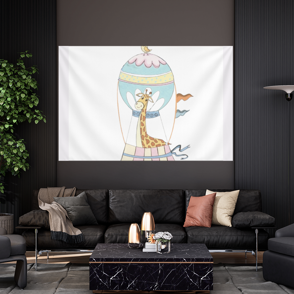 Özgür Zürafa Wall Tapestry