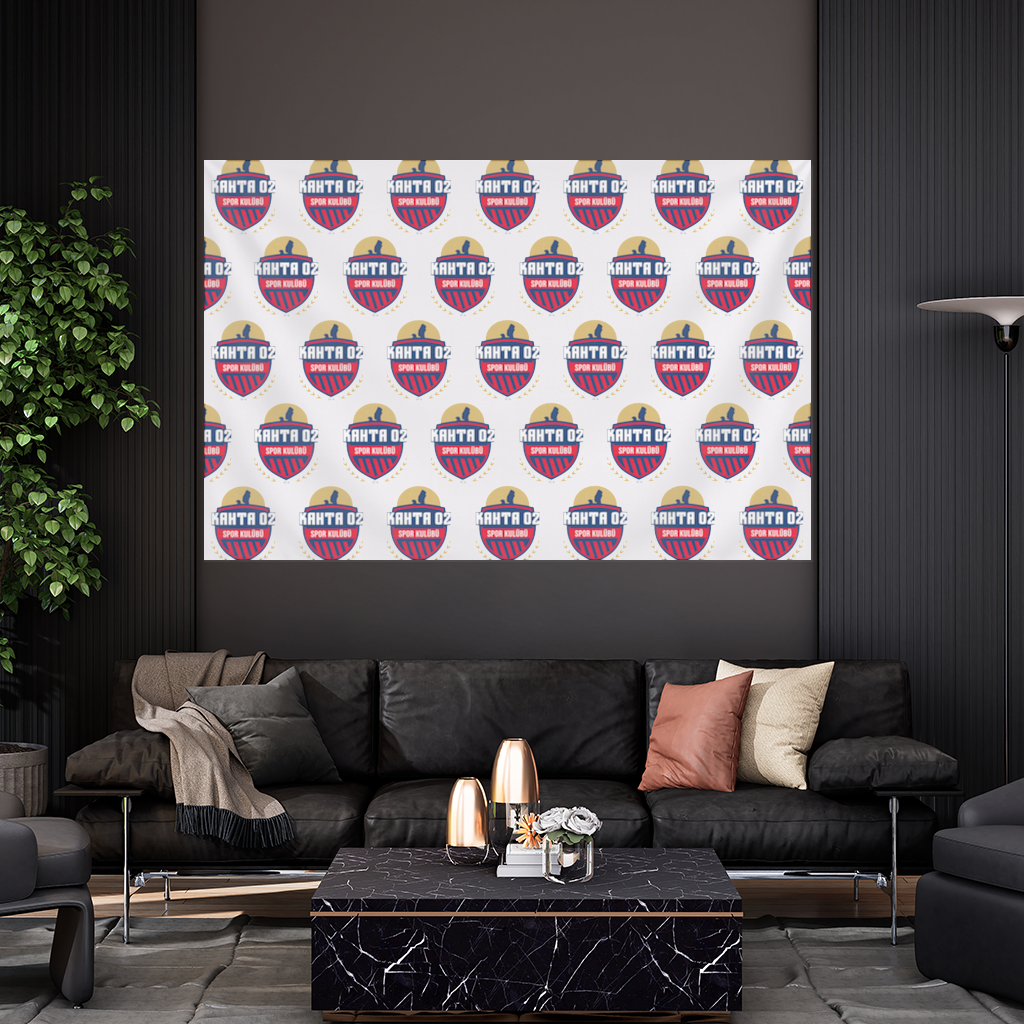 Kahta 02 Spor Kulübü Grid Wall Tapestry