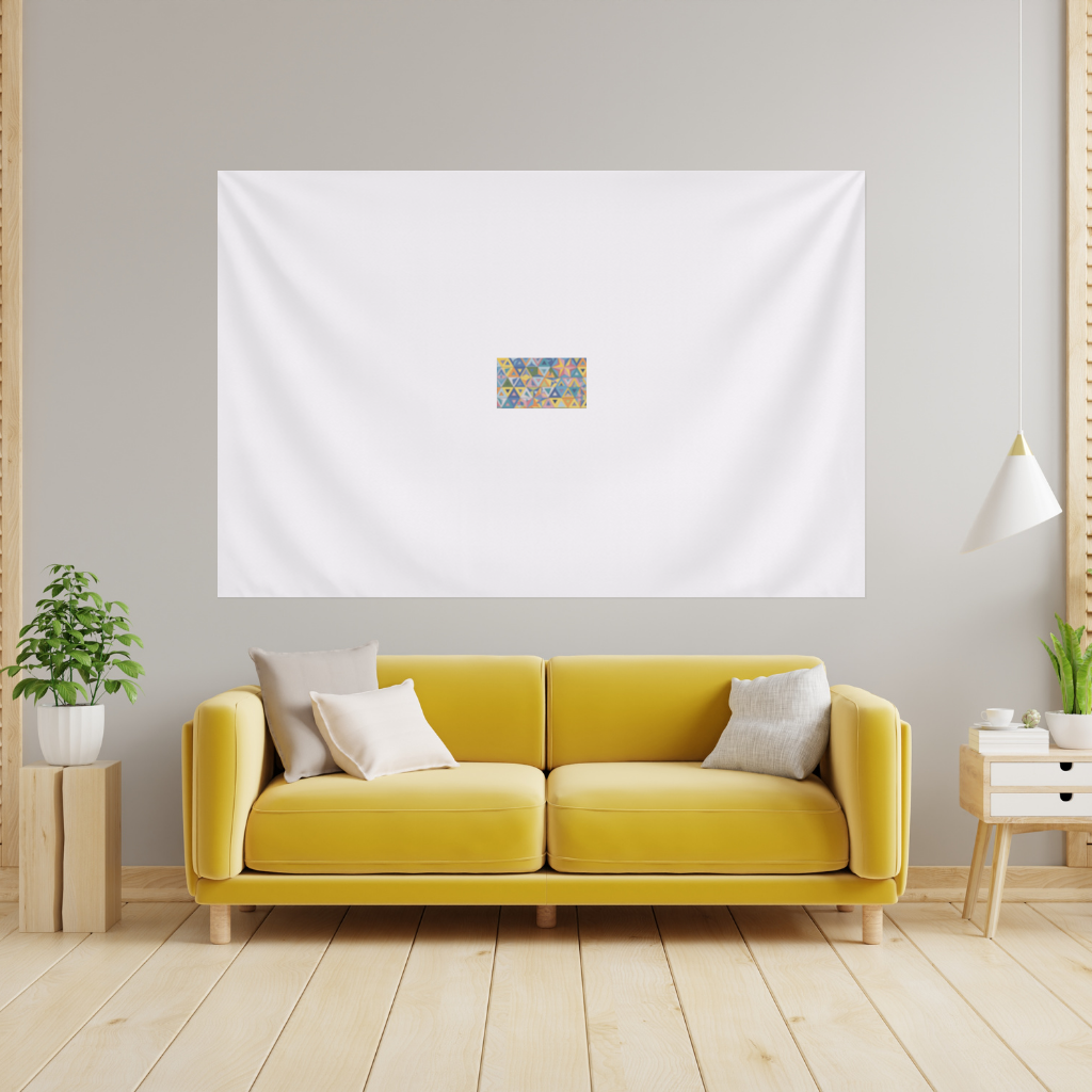 Rainbow triangle pattern Wall Tapestry
