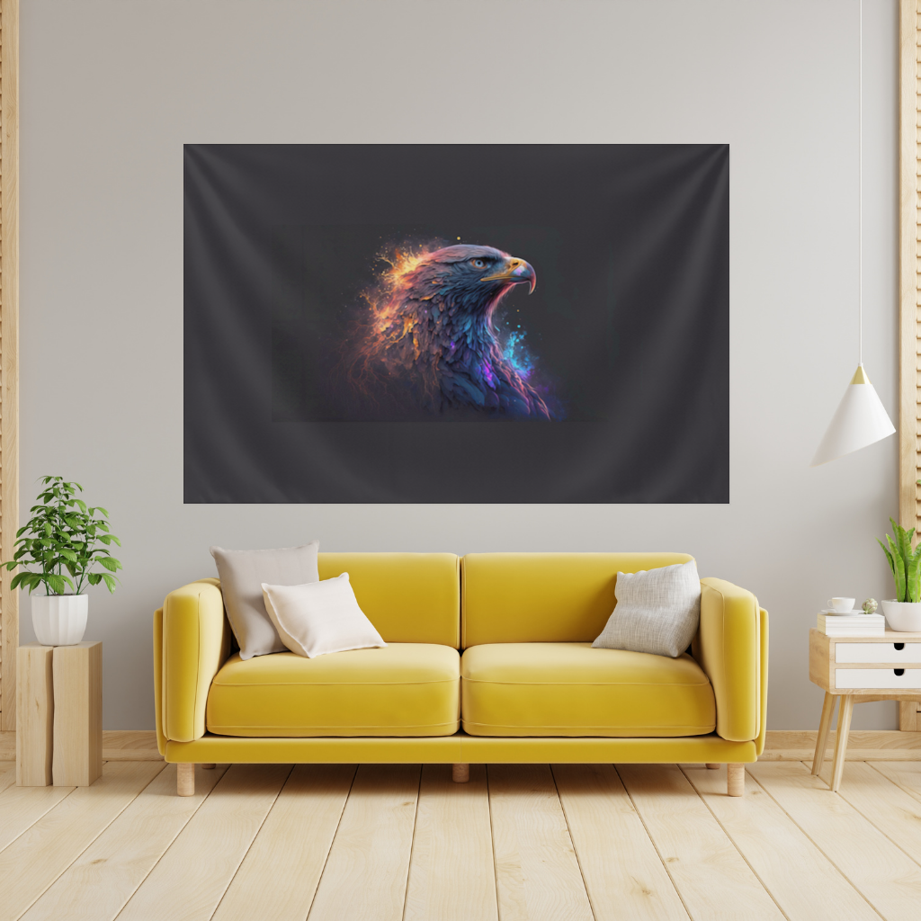 Eagle image A symbol of strength and freedom. Wall Tapestry
