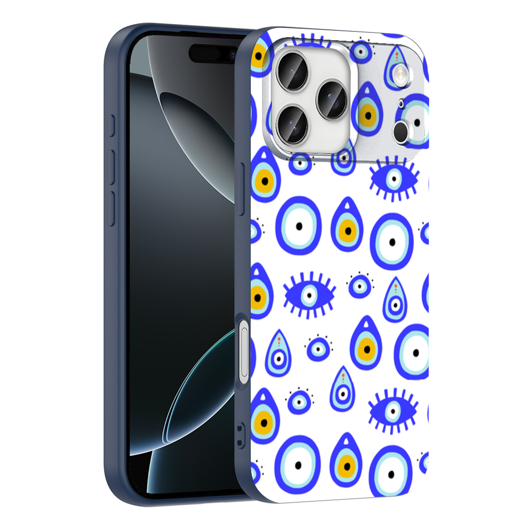 Evil Eye Pattern iPhone 17 Pro Max Case
