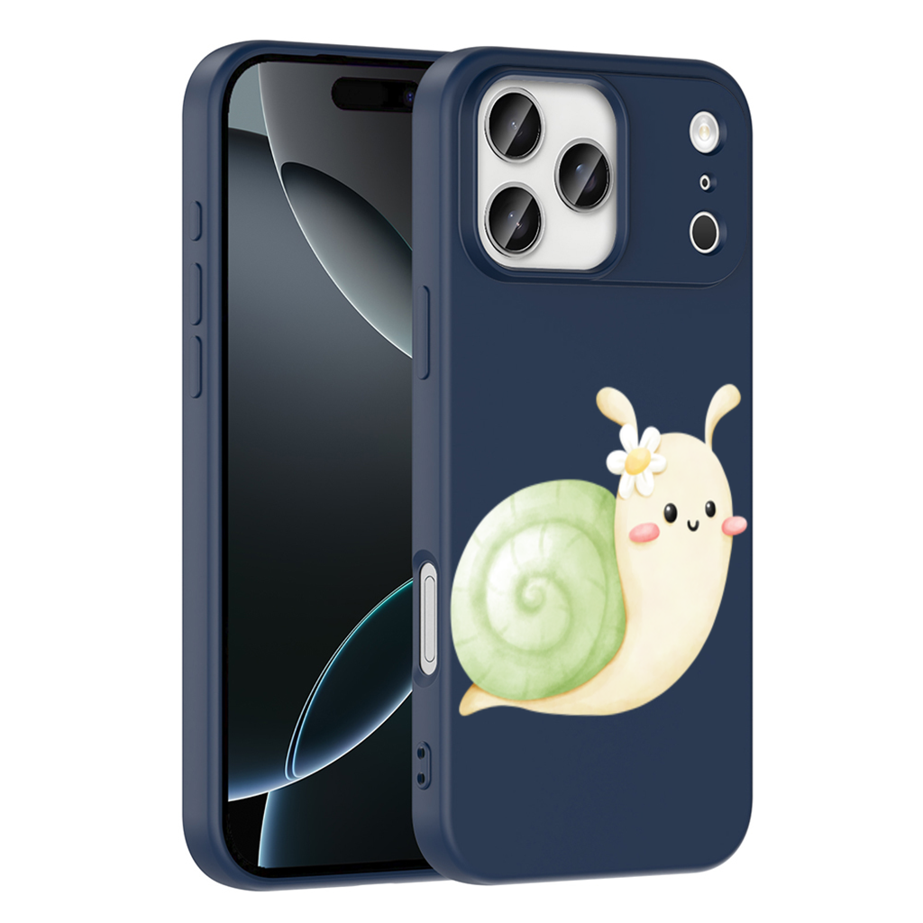 Cute Snail Illustration iPhone 17 Pro Max Case