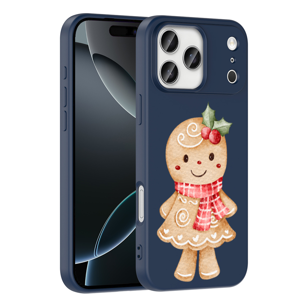Cute Gingerbread Cookie Character iPhone 17 Pro Max Case