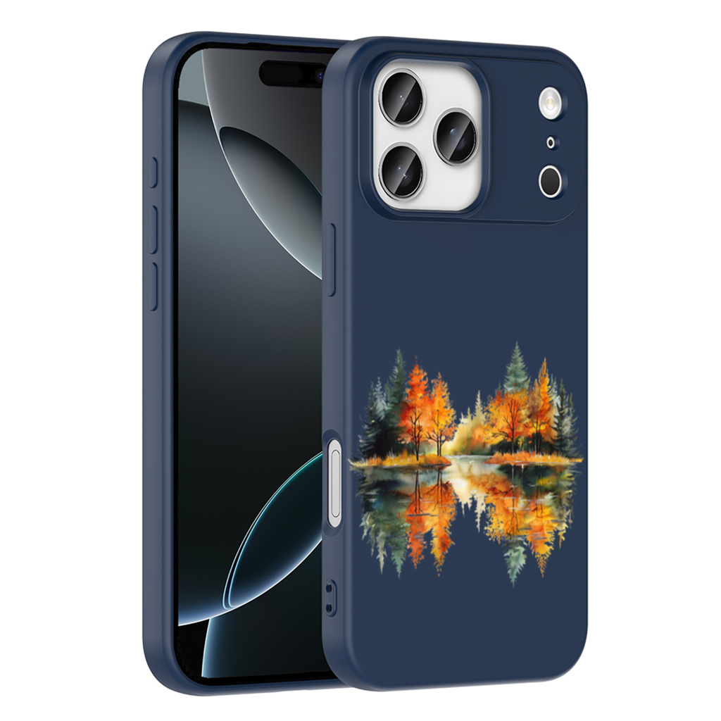 Autumn Forest Lake Reflection iPhone 17 Pro Max Case