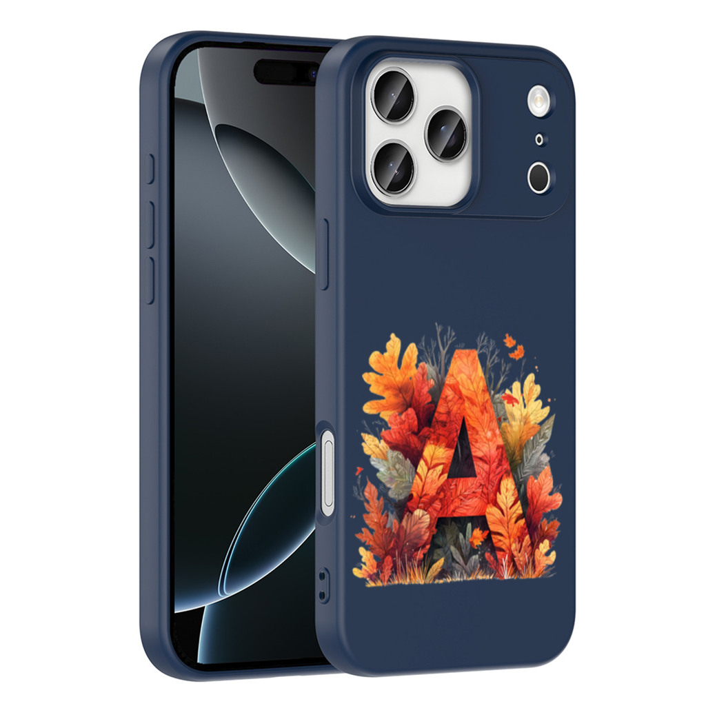 Autumn Leaf Letter A Monogram iPhone 17 Pro Max Case