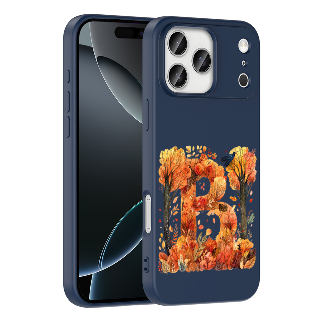 Fall Foliage Letter B iPhone 17 Pro Max Case
