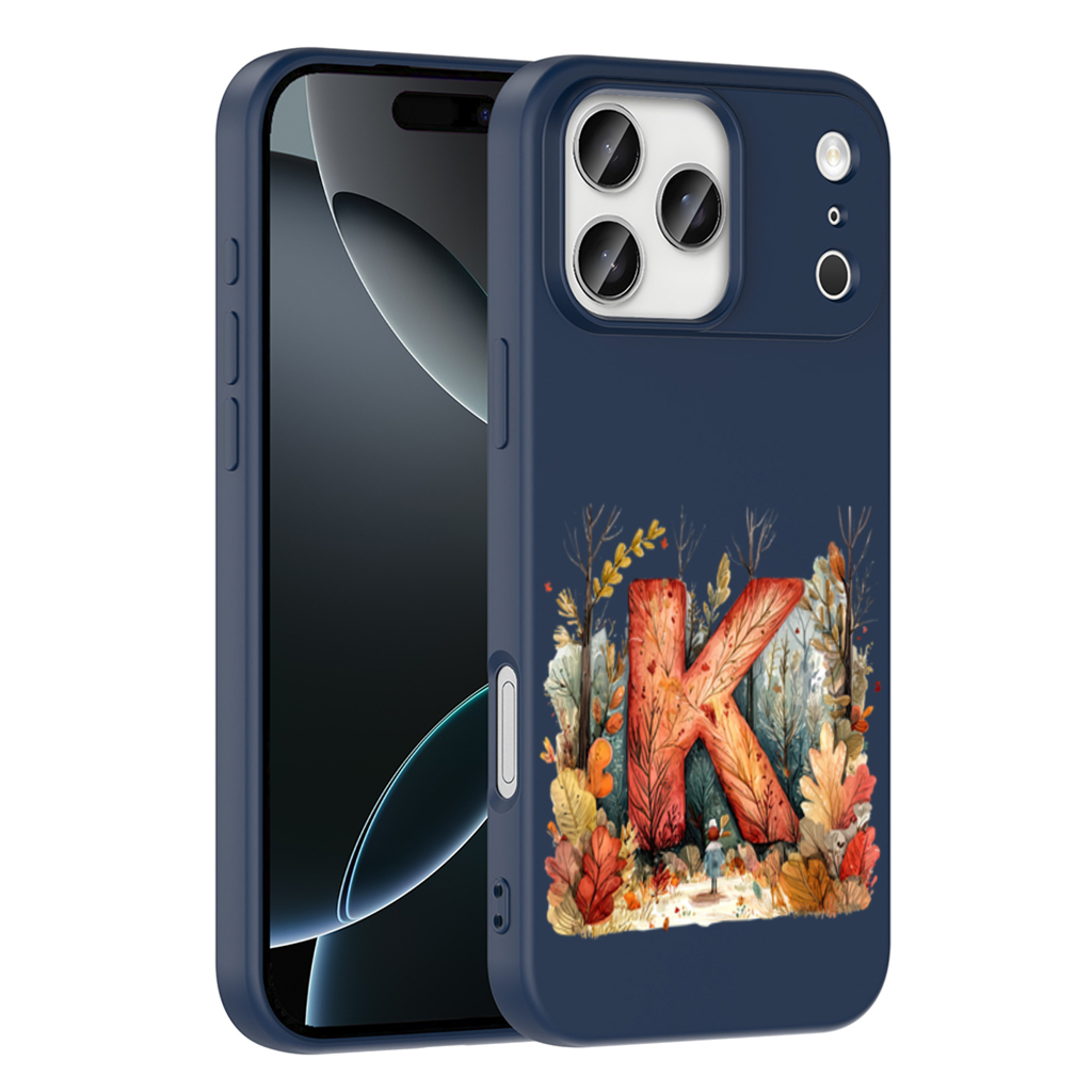 Autumn Forest Letter K iPhone 17 Pro Max Case