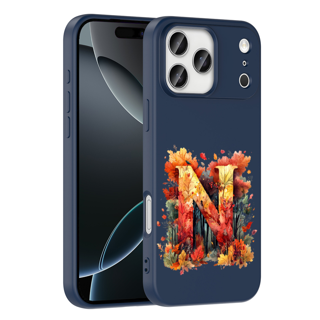 Autumn Leaf Monogram N iPhone 17 Pro Max Case