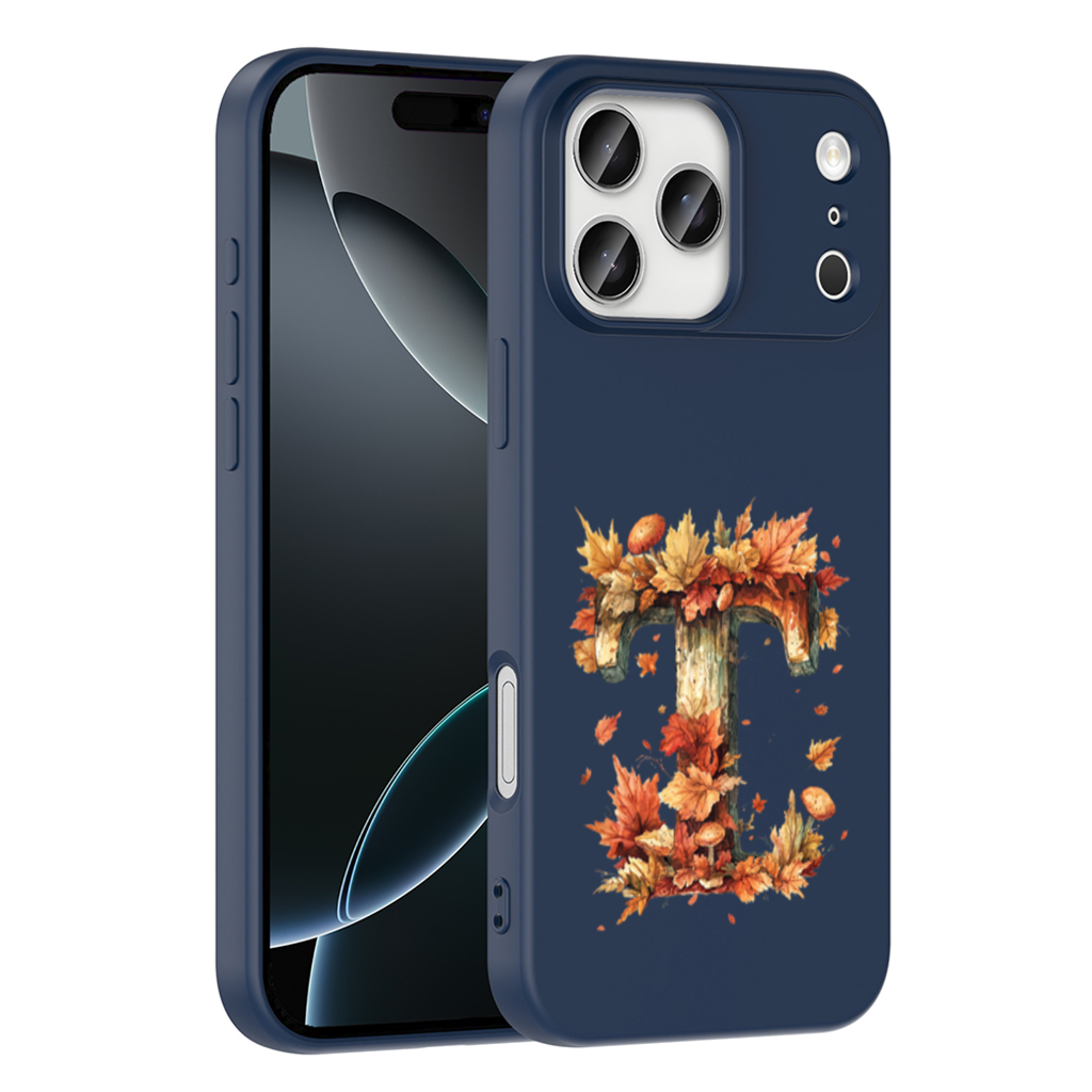 Autumn Leaf Wooden Letter T iPhone 17 Pro Max Case